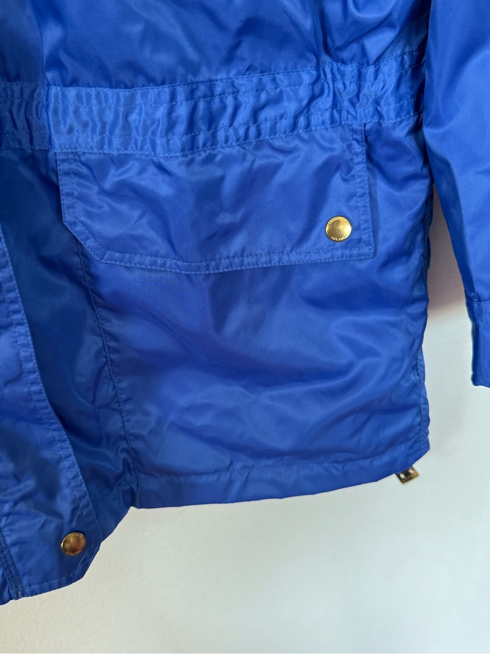 Lauren Ralph Lauren Marine Supply Co Royal Blue Hooded Utility Jacket Sz M - Picture 4 of 14